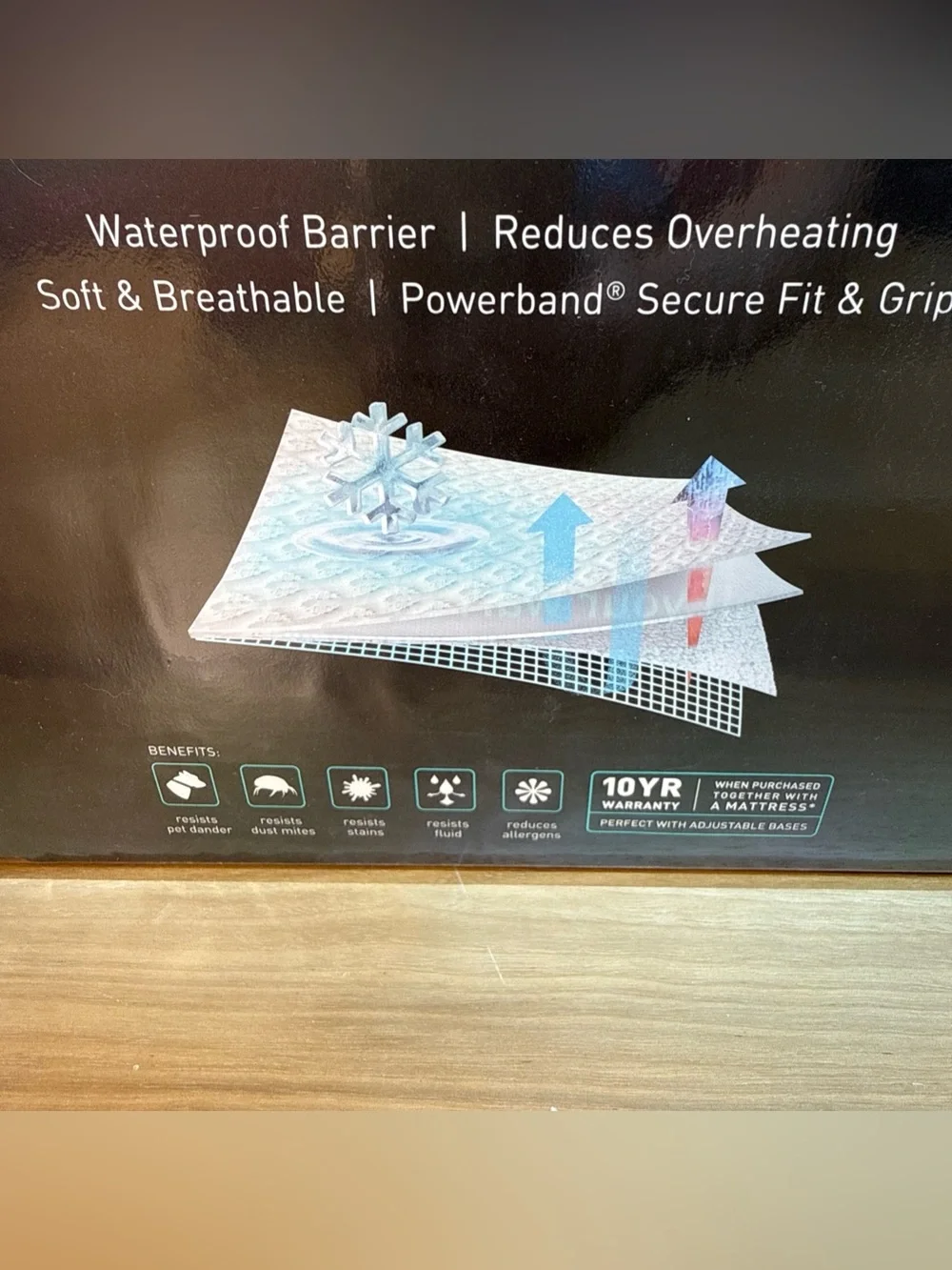 Bedgear instant cooling